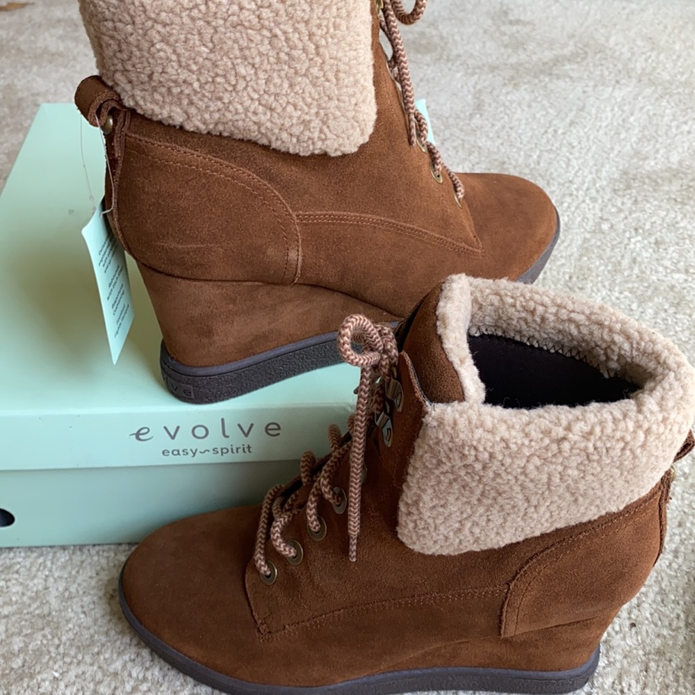 Evolve Easy Spirit Everett Wedge ankle Boot Bootie - Picture 15 of 16